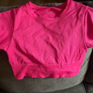 Vibrant Pink Women's Crop Top